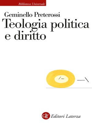 cover image of Teologia politica e diritto